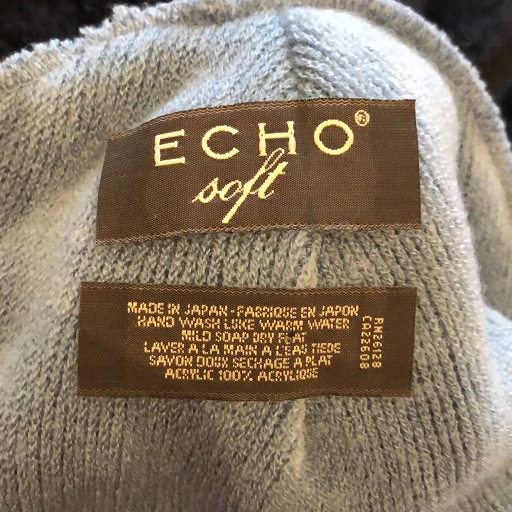 ECHO SOFT Sky Blue Beanie Hat Gender Neutral Men, Women, Kids